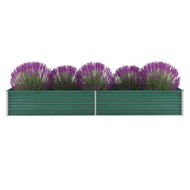 Detailed information about the product Garden Planter Galvanised Steel 320x80x45 Cm Green