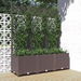 Garden Planter with Trellis Brown 120x40x136 cm PP. Available at Crazy Sales for $179.95