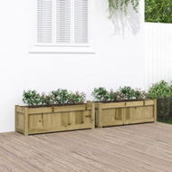 Detailed information about the product Garden Planters 2 pcs Impregnated Wood Pine