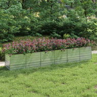 Detailed information about the product Garden Raised Bed 480x80x77 Cm Galvanized Steel Silver