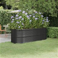 Detailed information about the product Garden Raised Bed Powder-Coated Steel 224x80x68 cm Anthracite