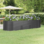 Detailed information about the product Garden Raised Bed Powder-coated Steel 322x100x68 cm Anthracite