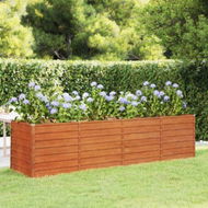 Detailed information about the product Garden Raised Bed Rusty 320x80x77 cm Corten Steel