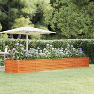 Detailed information about the product Garden Raised Bed Rusty 400x80x45 cm Corten Steel