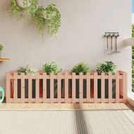 Detailed information about the product Garden Raised Bed with Fence Design 200x50x50 cm Solid Wood Douglas