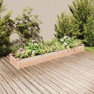 Detailed information about the product Garden Raised Bed with Liner 240x45x25 cm Solid Wood Fir