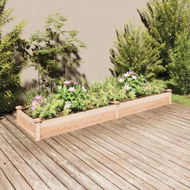 Detailed information about the product Garden Raised Bed with Liner 240x60x25 cm Solid Wood Fir