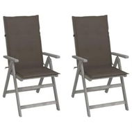 Detailed information about the product Garden Reclining Chairs 2 pcs with Cushions Solid Wood Acacia