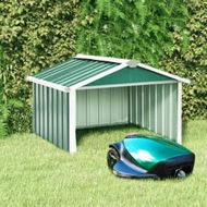 Detailed information about the product Garden Robot Lawnmower Shed 92x97x63 cm Galvanised Steel Green