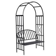 Detailed information about the product Garden Rose Arch With Bench