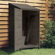 Detailed information about the product Garden Shed Anthracite 55x52x112 cm Solid Wood Fir