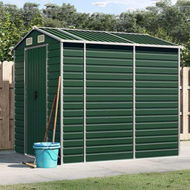 Detailed information about the product Garden Shed Green 191x215x198 cm Galvanised Steel