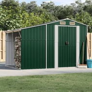 Detailed information about the product Garden Shed Green 277x192.5x179 cm Galvanised Steel