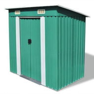 Detailed information about the product Garden Shed Green Metal