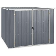 Detailed information about the product Garden Shed Grey 195x198x159 cm Galvanised Steel