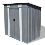 Detailed information about the product Garden Shed Grey Metal