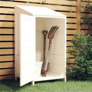 Detailed information about the product Garden Shed White 55x52x112 cm Solid Wood Fir