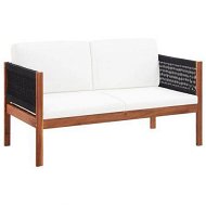 Detailed information about the product Garden Sofa 2-Seater Solid Acacia Wood