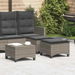 Garden Stools with Cushions 2 pcs Grey 55x55x36 cm Poly Rattan. Available at Crazy Sales for $179.95