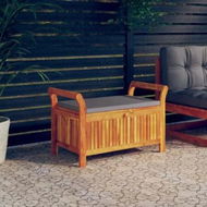 Detailed information about the product Garden Storage Bench with Cushion 91 cm Solid Wood Acacia