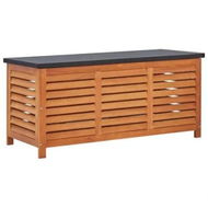 Detailed information about the product Garden Storage Box 117x50x55 cm Solid Eucalyptus Wood