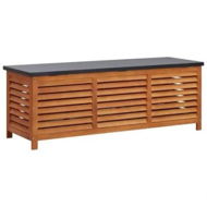 Detailed information about the product Garden Storage Box 150x50x55 cm Solid Eucalyptus Wood