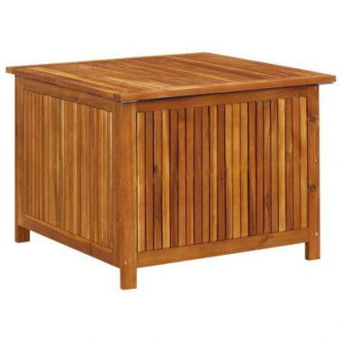 Garden Storage Box 75x75x58 Cm Solid Wood Acacia