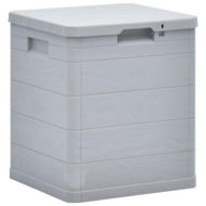 Detailed information about the product Garden Storage Box 90 L Light Grey