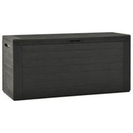 Detailed information about the product Garden Storage Box Anthracite 116x44x55 Cm