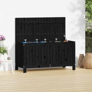 Detailed information about the product Garden Storage Box Black 115x49x60 Cm Solid Wood Pine