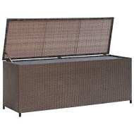 Detailed information about the product Garden Storage Box Brown 120x50x60 Cm Poly Rattan