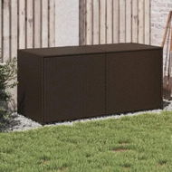 Detailed information about the product Garden Storage Box Brown 283L Poly Rattan