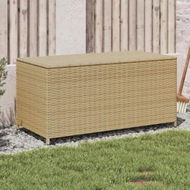 Detailed information about the product Garden Storage Box Mix Beige 190L Poly Rattan