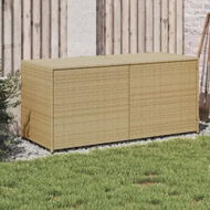 Detailed information about the product Garden Storage Box Mix Beige 283L Poly Rattan