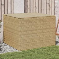 Detailed information about the product Garden Storage Box Mix Beige 291L Poly Rattan