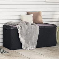 Detailed information about the product Garden Storage Box with Seat Cushion Anthracite 350 L PP