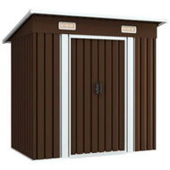 Detailed information about the product Garden Storage Shed Brown 194x121x181 Cm Steel