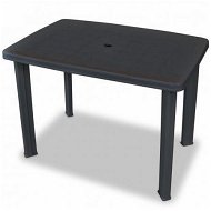 Detailed information about the product Garden Table 101x68x72 Cm Plastic Anthracite