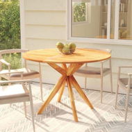 Detailed information about the product Garden Table 110x110x75 Cm Solid Wood Acacia