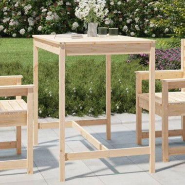 Garden Table 121x82.5x110 Cm Solid Wood Pine.