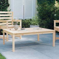 Detailed information about the product Garden Table 121x82.5x45 Cm Solid Wood Pine.