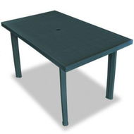 Detailed information about the product Garden Table 126x76x72 Cm Plastic Green