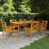 Detailed information about the product Garden Table 200x100x75 cm Solid Wood Acacia