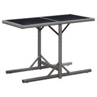 Detailed information about the product Garden Table Anthracite 110x53x72 Cm Glass