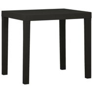 Detailed information about the product Garden Table Anthracite 79x65x72 Cm Plastic