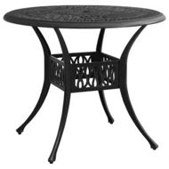 Detailed information about the product Garden Table Black 90x90x74 cm Cast Aluminium