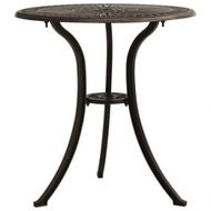 Detailed information about the product Garden Table Bronze 62x62x65 Cm Cast Aluminium