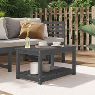 Detailed information about the product Garden Table Grey 82.5x50.5x45 Cm Solid Wood Pine.