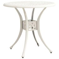 Detailed information about the product Garden Table White 78x78x72 Cm Cast Aluminium