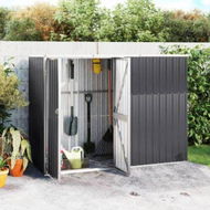 Detailed information about the product Garden Tool Shed Anthracite 225x89x161 cm Galvanised Steel